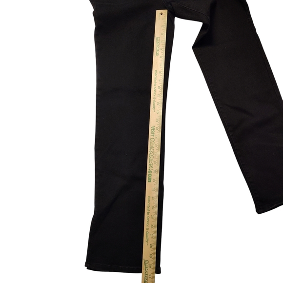 Judy Blues Black Denim Jeans Junior Size 9/29 Straight Leg - Picture 5 of 10